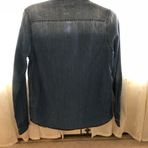 💙True Religion Denim Top - Picture 3 of 3